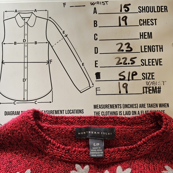 NORTHERN ISLES Reindeer Ugly Christmas Sweater~Size S/P - Picture 11 of 11